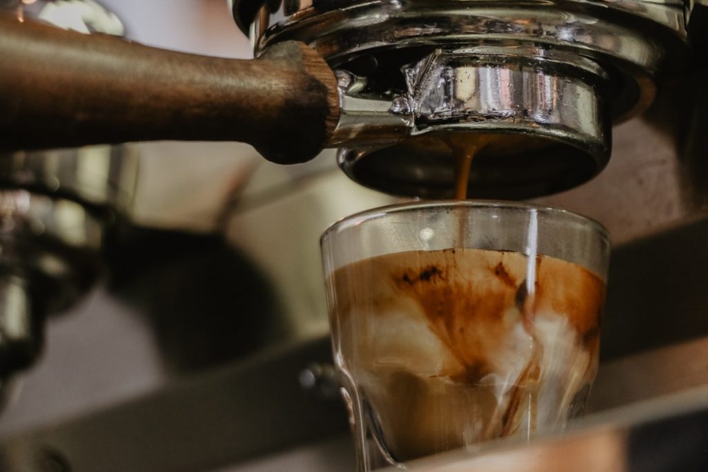 Kaffeesirup in Kaffeemaschinen verwendet