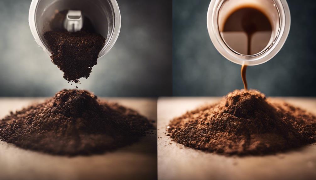 coffee ground art variations